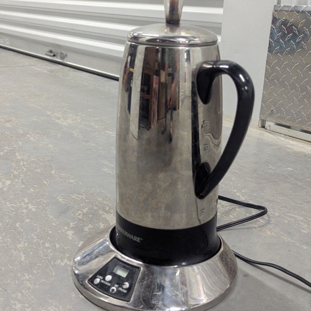 Farberware Millennium FCP512S 12-Cup Silver Stainless Steel Percolator